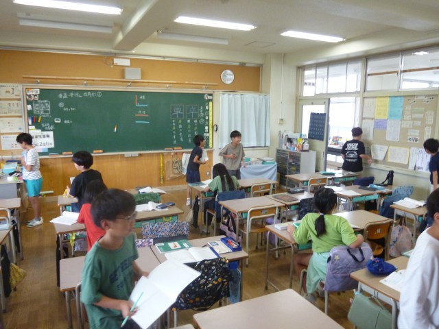 算数の学習の様子