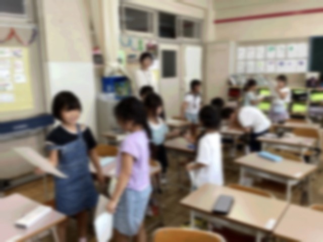 1年生　夏休みの思い出ビンゴ
