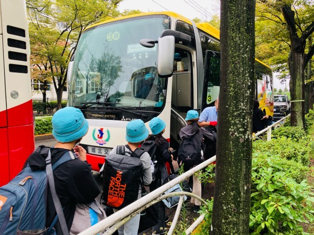 バス乗車