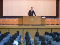 新年度、校長先生挨拶