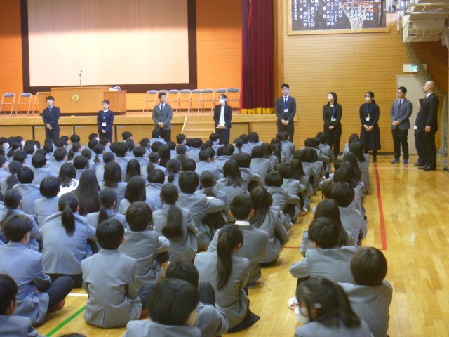 ２学年所属教員の発表