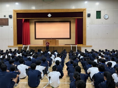 校長先生のお話