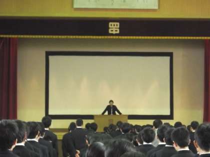校長先生のお話