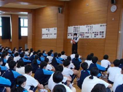 学年主任の先生のお話