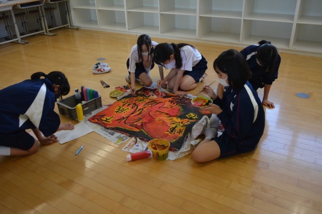 学級旗づくり　その１