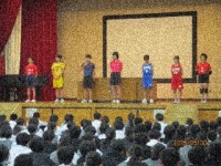 運動部壮行会