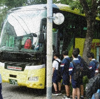 バス乗車