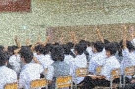 よく手があがっていました。