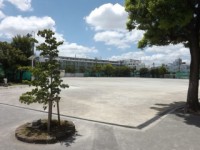静かな校庭