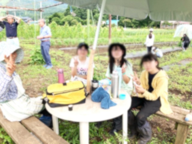 ほっと一息、休憩中！