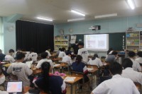 １組保健の授業