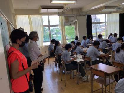 校長先生も参加