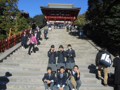 鶴岡八幡宮で