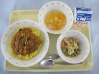 夏野菜キーマカレーライス