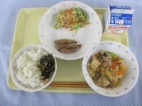 生揚げの甘辛煮はじっくり煮込んだので味が染みています