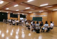 道徳授業地区公開協議会の様子