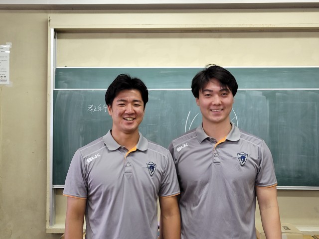 左：古賀選手　右：玉置選手