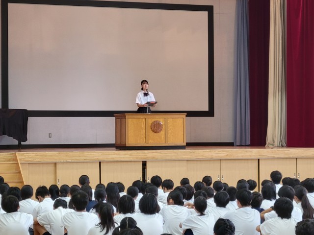 生徒会長の話