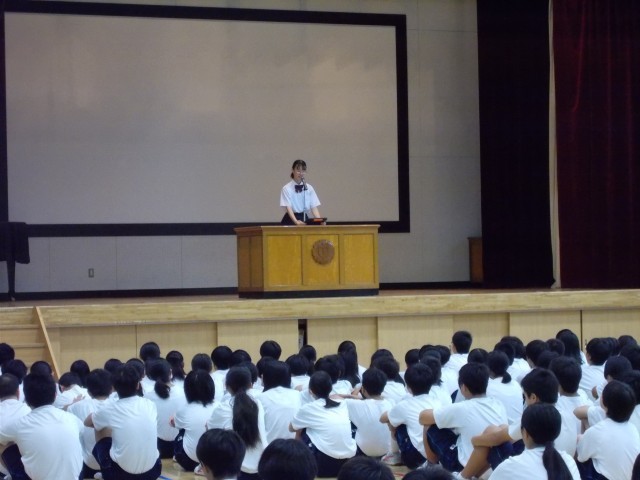 生徒会長の話