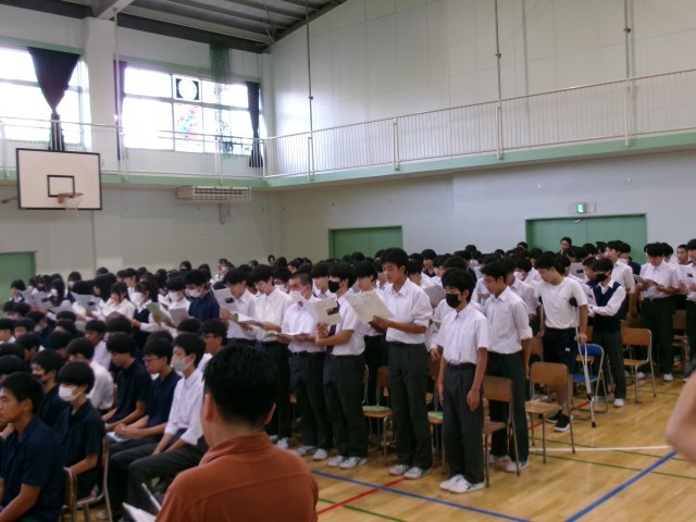 ３年全員合唱【いま ここ】