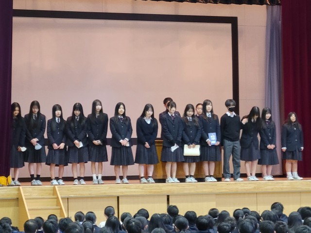 民舞和太鼓部（都教委 生徒表彰）