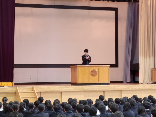 給食委員長の話