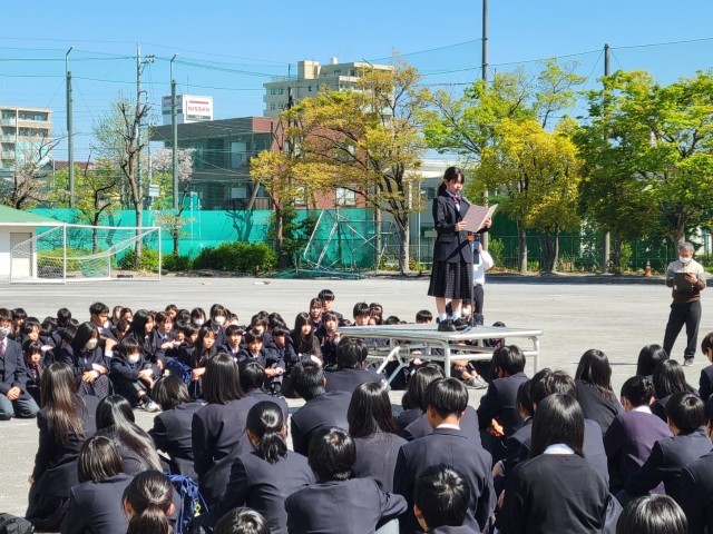 誓いの言葉（新入生代表）