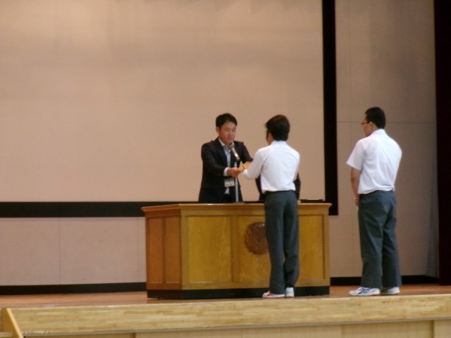 柔道部表彰