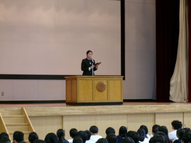 生徒会長の話