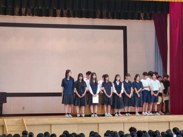ソフトテニス部表彰