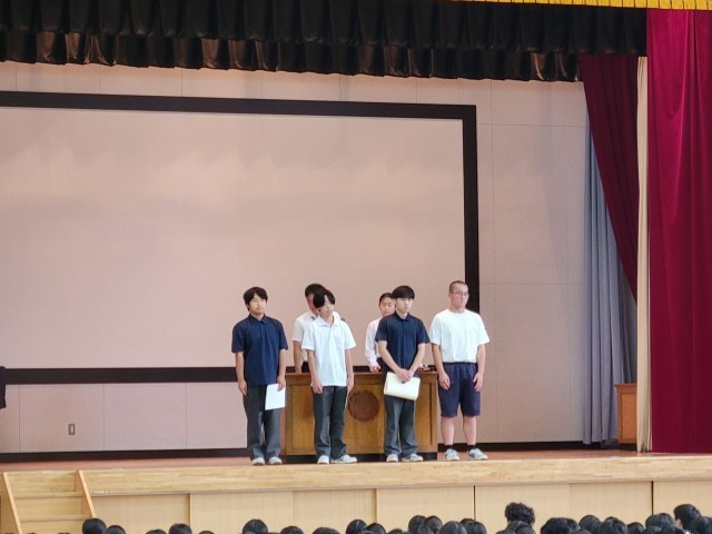 柔道部表彰