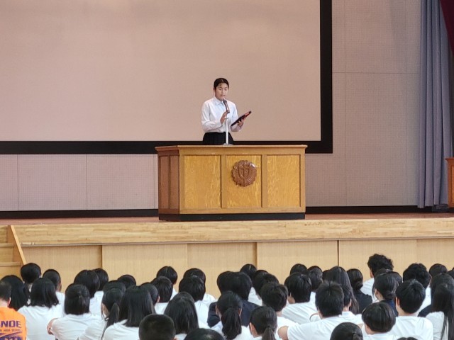 生徒会長の話