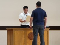 柔道部表彰