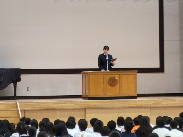 生徒会長の話