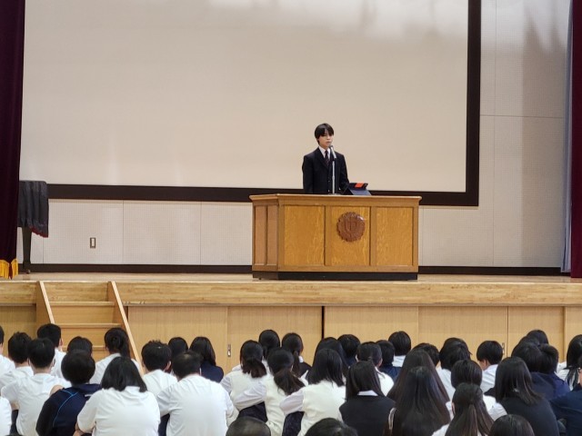 生徒会長の話