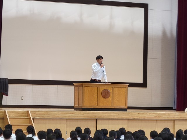 生活指導主任の話