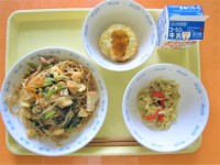 1121小松菜一斉給食.JPG